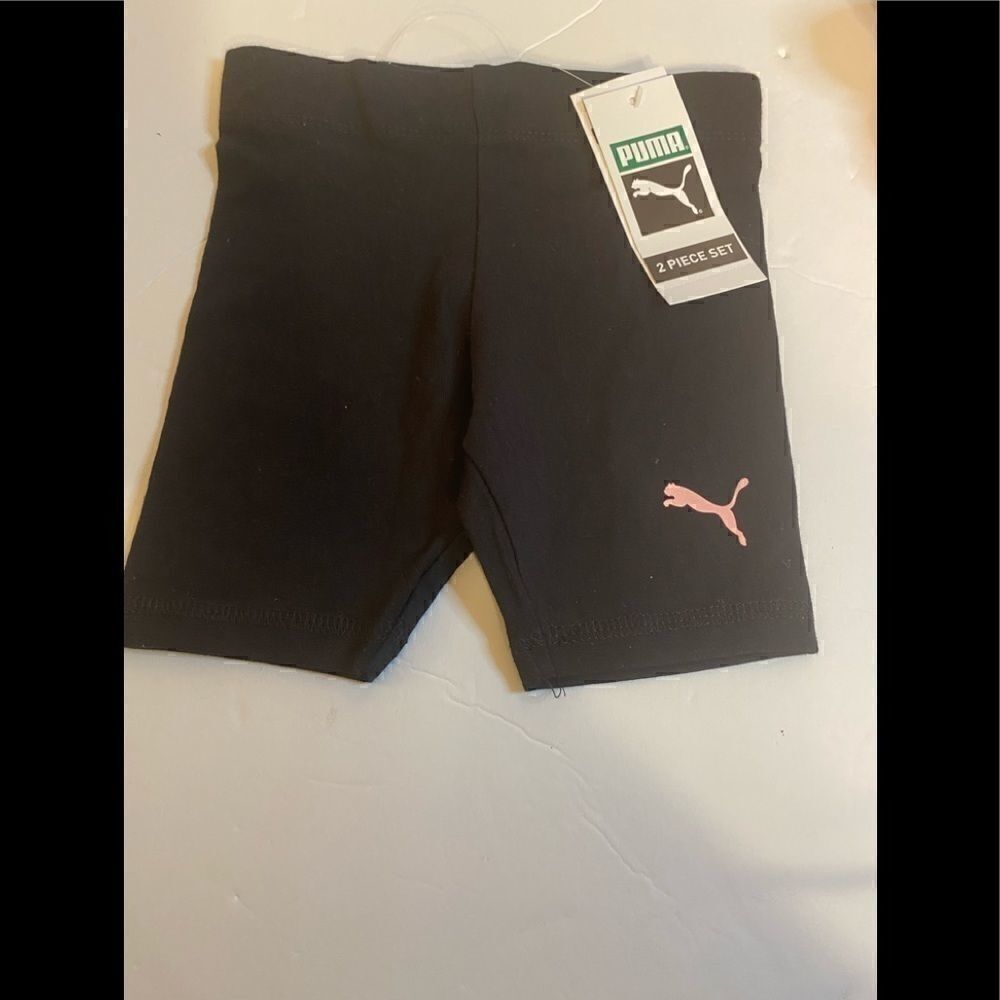 🎉Puma Little Girl 2 PC leggings set Peach - Picture 4 of 12